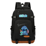 Anime Star Baby Stitch Printed Youth Backpack For Men And Women's Leisure Travel Backpack