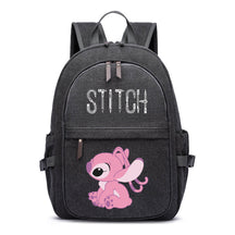 Anime Star Baby Stitch Printed Youth Student Backpack For Men And Women With Casual Woven Straps Backpack