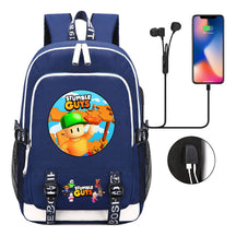 Printed Youth School Bag Usb Casual Backpack Travel Backpack