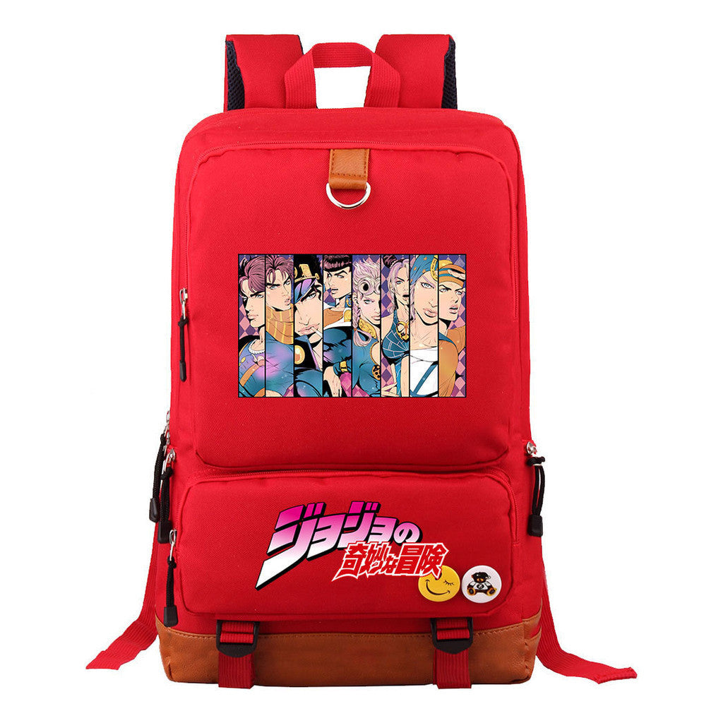 Comic Jojo's Wonderful Adventure, Schoolbags For Young Students, Backpacks For Men And Women, Travel Bags