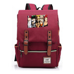 Anime My Heroes Academy Printed Youth Student Backpack Men's And Women's Leisure Belt Buckle Classic Backpack
