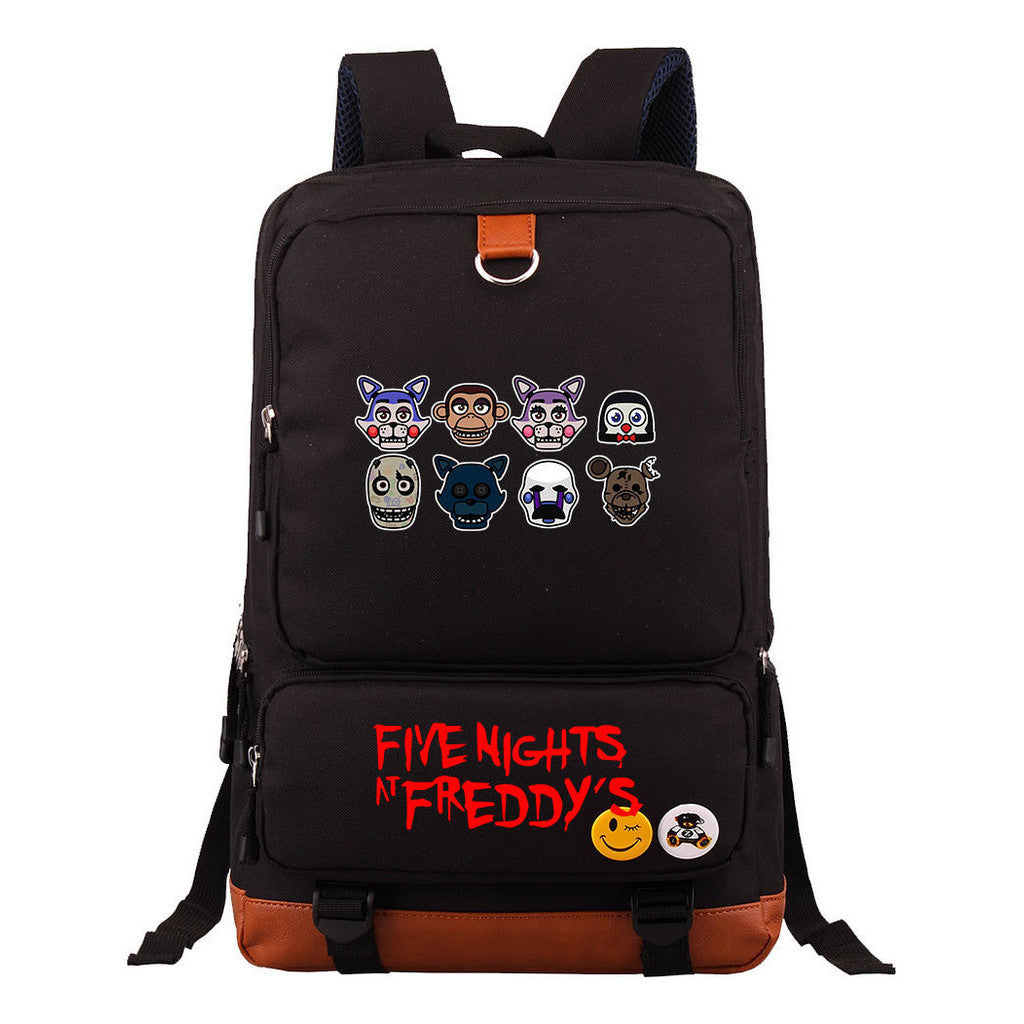 Toy Bear Game Printed Youth Student School Bag Large Capacity Travel Bag Men's And Women's Backpack