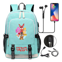 Toy Bear Game Peripheral Print Usb Youth Student Backpack For Men And Women Leisure Backpack