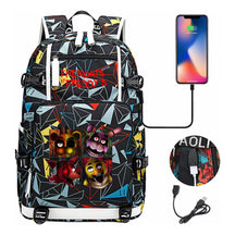 Toy Bear Game Peripheral Usb Youth Student School Bag Leisure Large Capacity Travel Backpack