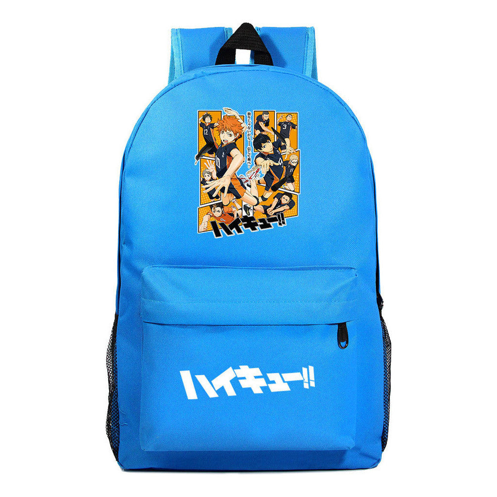 Naruto Usb Large Capacity Youth Student Backpack For Leisure Travel Backpack
