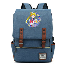 Beautiful Girl Warrior Youth Student School Bag Usb Men's And Women's Leisure Backpack