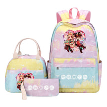 Teenage Student Girl Backpack Lunch Bag Three Piece Set Backpack Set