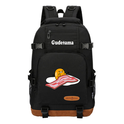 Lazy Teenage Student Backpack, Boys And Girls Backpack