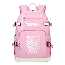 Giant Winged Soldier Captain Of Anime Attack Student Backpack, Leisure Travel Backpack
