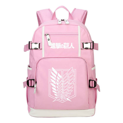 Giant Winged Soldier Captain Of Anime Attack Student Backpack, Leisure Travel Backpack
