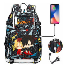 Volleyball Youth Usb Large Capacity Youth Student School Bag Men's And Women's Leisure Travel Backpack