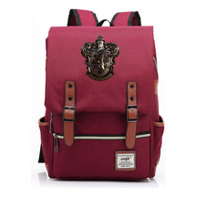 School Of Witchcraft And Wizardry Printed Youth Student Backpack For Men And Women, Casual Belt Buckle, Classic Backpack
