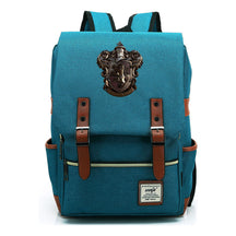 School Of Witchcraft And Wizardry Printed Youth Student Backpack For Men And Women, Casual Belt Buckle, Classic Backpack