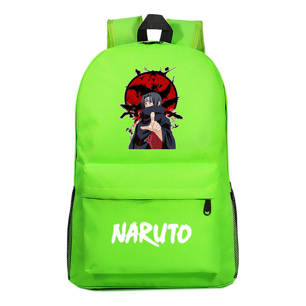Cartoon Day Manga Naruto Starry Sky Print Simple Teen Student School Bag Men's And Women's Leisure Travel Backpack