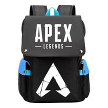 Apex Hero Print Usb Charging Cap Head Style Student School Bag Casual Backpack