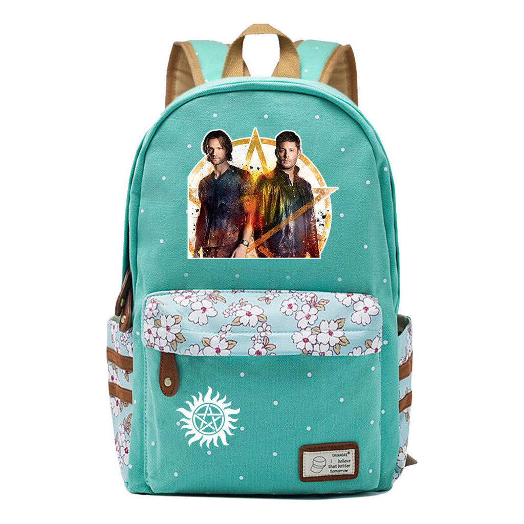 Evil Power Printed Student School Bag Fashion Casual Backpack