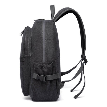 Printed Retro Canvas Youth Student Backpack With Men's And Women's Casual Woven Straps And Backpacks