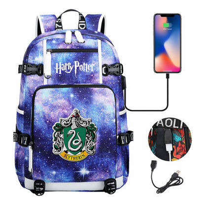 Magic School Usb Youth Student Backpack For Men And Women Leisure Travel Backpack
