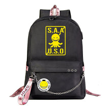Anime Dark Usb Youth Student Backpack For Men And Women's Leisure Travel Backpack