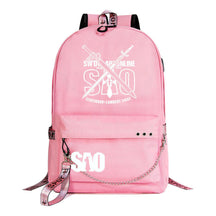 Sword God Domain Printed Usb Youth Student Backpack For Men And Women's Leisure Travel Backpack