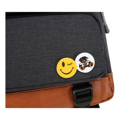 Cartoon Pirate King Printed Usb Student Backpack Leisure Travel Backpack