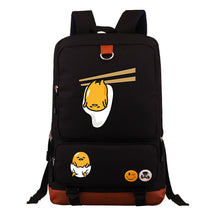 Cartoon Anime Lazy Egg Youth Student Backpack, Large Capacity Travel Bag, Boy's And Girl's Backpack