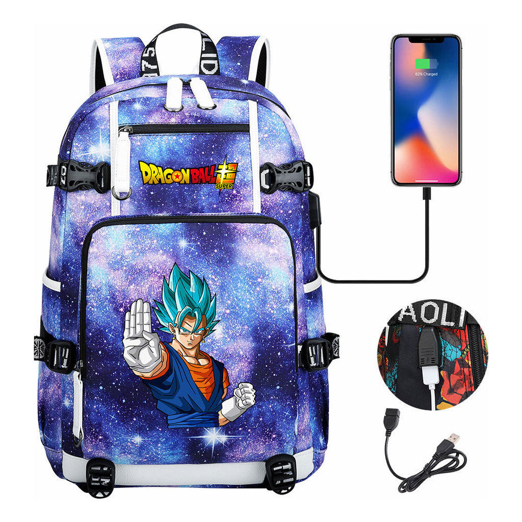 Usb Large Capacity Youth Student Backpack For Men And Women's Leisure Travel Backpack