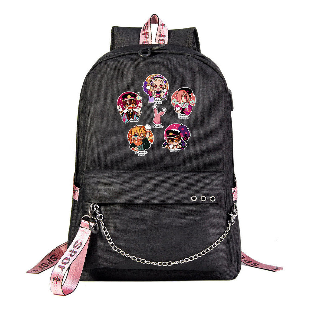 Usb Youth Student Backpack For Boys And Girls Leisure Travel Backpack