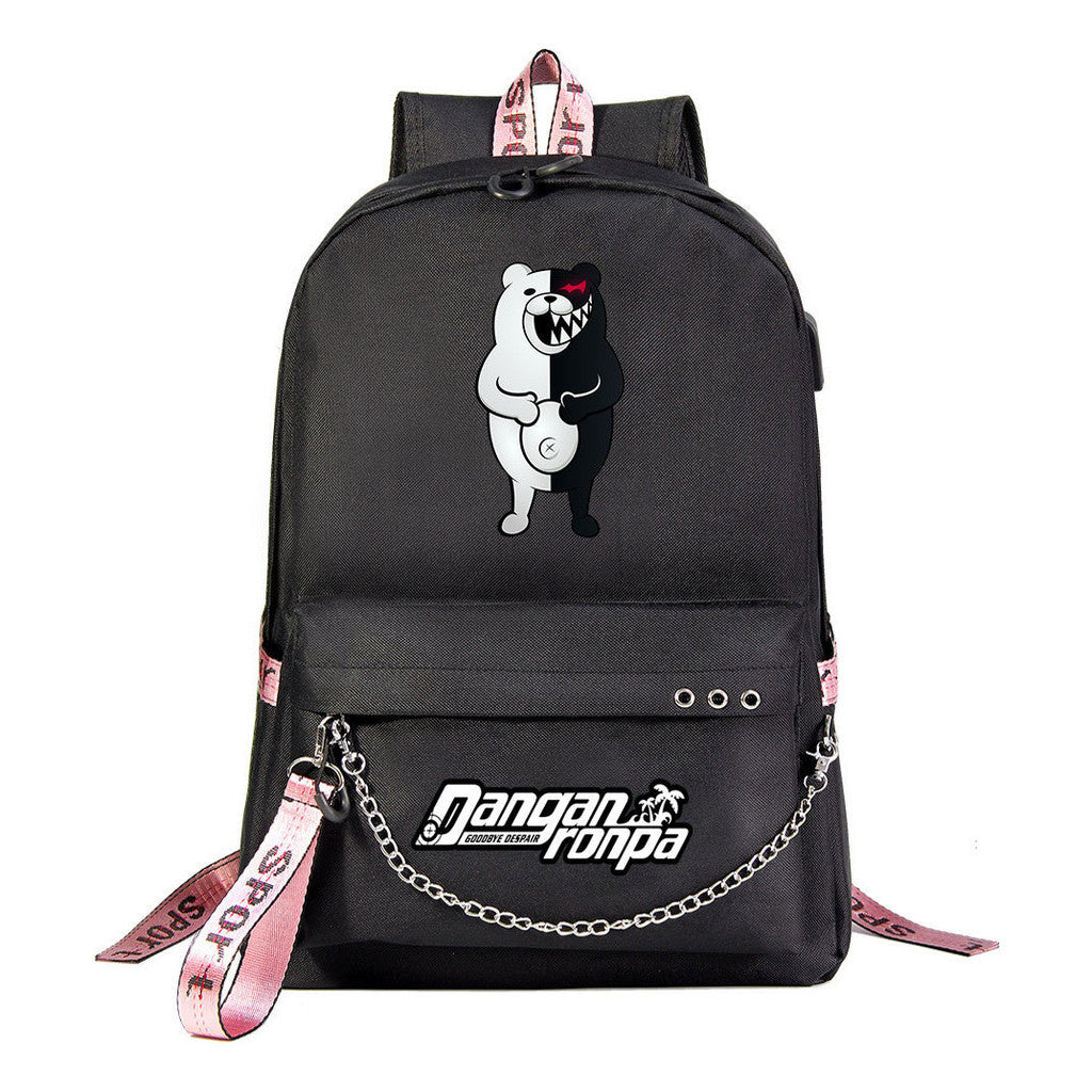 Usb Youth Student Backpack For Men And Women's Leisure Travel Backpack