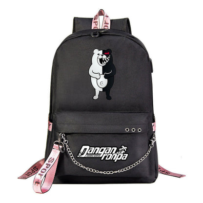 Usb Youth Student Backpack For Men And Women's Leisure Travel Backpack
