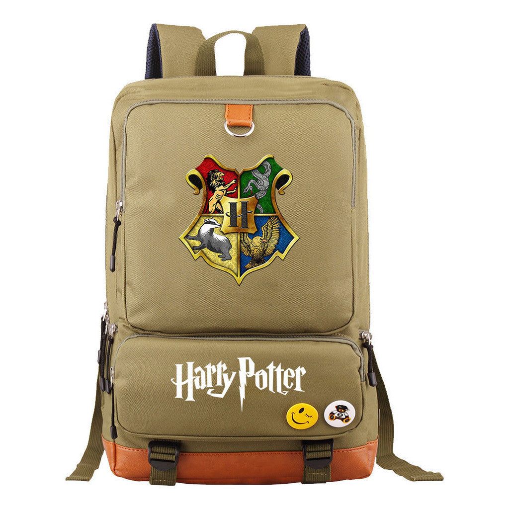 School Of Witchcraft And Wizardry Youth Student School Bag Large Capacity Travel Bag Men's And Women's Backpack