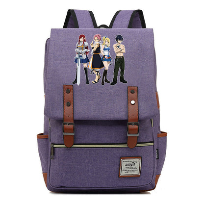 Printed Schoolbags Young Students And Classic Backpacks With Belt Buckles Men And Women.