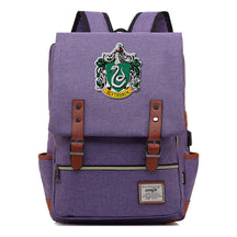 School Of Magic Schoolbag Usb Leisure Belt Buckle Backpack Men And Women