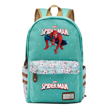 Superhero Printed Teenage Primary And Secondary School Backpacks For Men And Women's Leisure Travel Backpacks