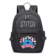 Anime Star Baby Stitch Printed Youth Student Backpack For Men And Women With Casual Woven Straps Backpack