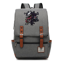 Printed Student Backpack With Casual Belt Buckle, Classic Backpack