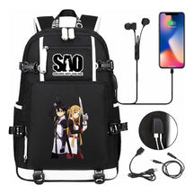 Sword God Domain Usb Youth Student Backpack For Men And Women's Leisure Travel Backpack