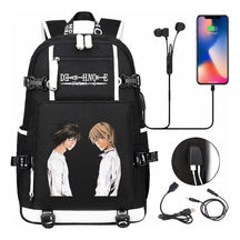 Death Note Usb Large Capacity Youth Student Backpack Men's And Women's Leisure Travel Backpack