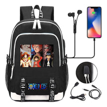 Pirate King Lufei Youth Student School Bag Usb Men's And Women's Leisure Backpack