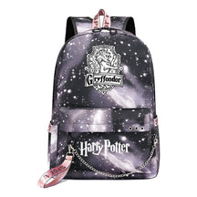 Fashion School Of Witchcraft And Wizardry Badge Usb Youth Student Backpack For Men And Women's Leisure Travel Backpack
