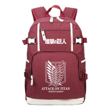 Giant Winged Soldier Captain Of Anime Attack Student Backpack, Leisure Travel Backpack