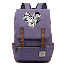 School Of Witchcraft And Wizardry Printed Youth Student School Bag Casual Belt Buckle Classic Backpack