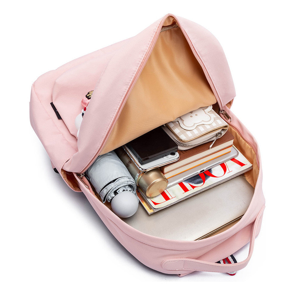 Cartoon Fashion Print Teen School Bag For Boys And Women Casual Bag For Girls Backpack
