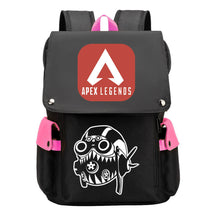 Apex Hero Print Usb Charging Head Youth School Bag Casual Backpack