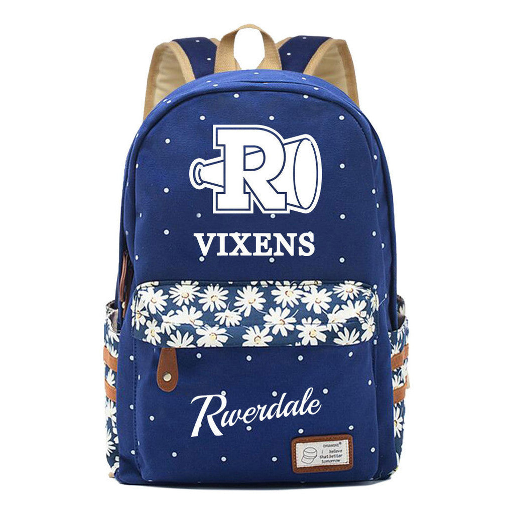 Valley Town Printed Youth School Bag Fashion Casual Backpack