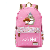 Printed Youth Student School Bag Fragmented Flower Leisure Backpack
