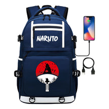 Naruto Usb Youth Student School Bag Men's And Women's Backpack Leisure Travel Bag