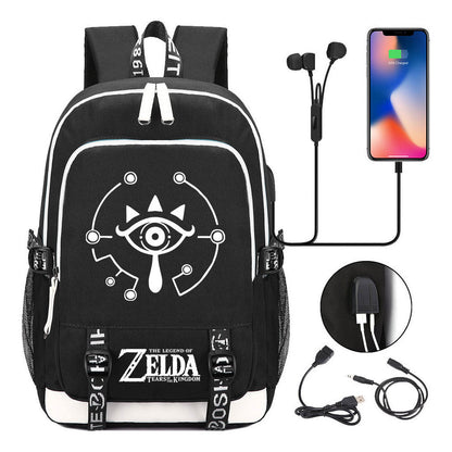 Usb Student Backpack For Men And Women's Leisure Sports Backpack