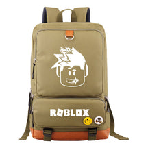 Game Roblox Printed Teenage Student Backpack, Travel Bag, Men's And Women's Backpack