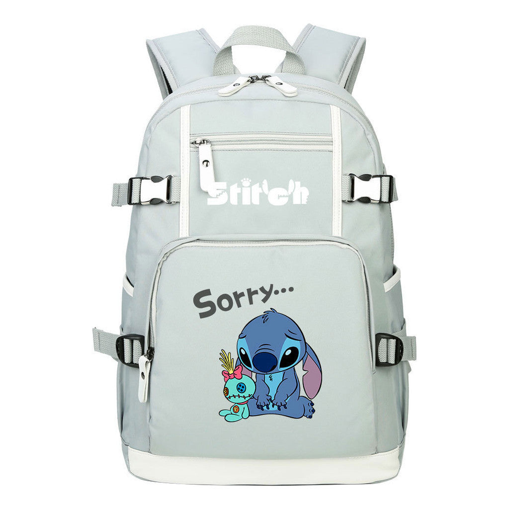 Printed Teenage Student Backpack, Leisure Travel Backpack